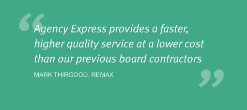 Estate Agency Board Specialists Nationwide