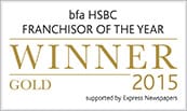 bfa HSBC franchisor of the year winner 2015