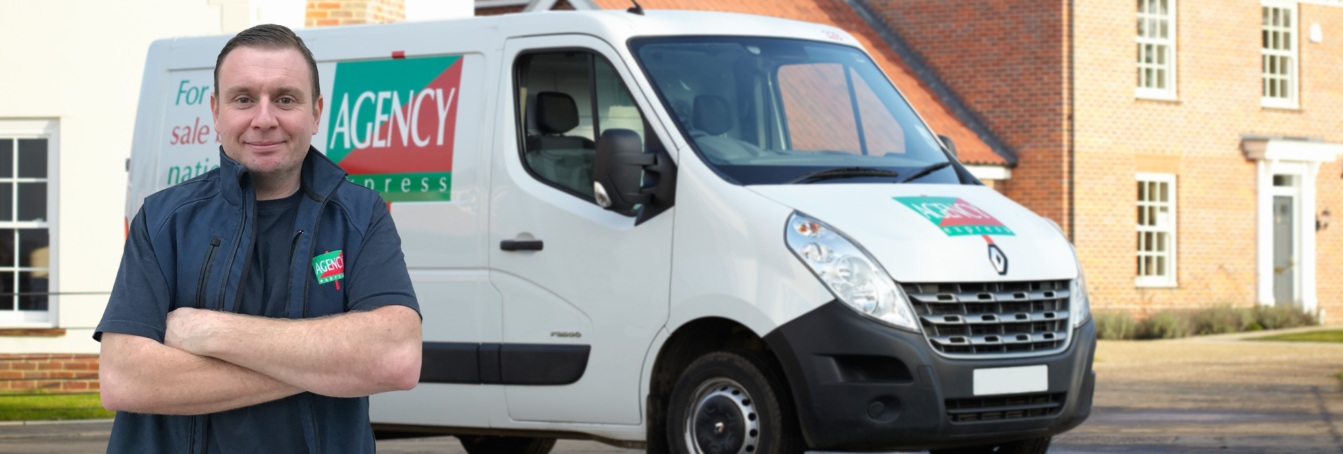 Agency Express franchise case study. Franchisee Steve Warren with van.