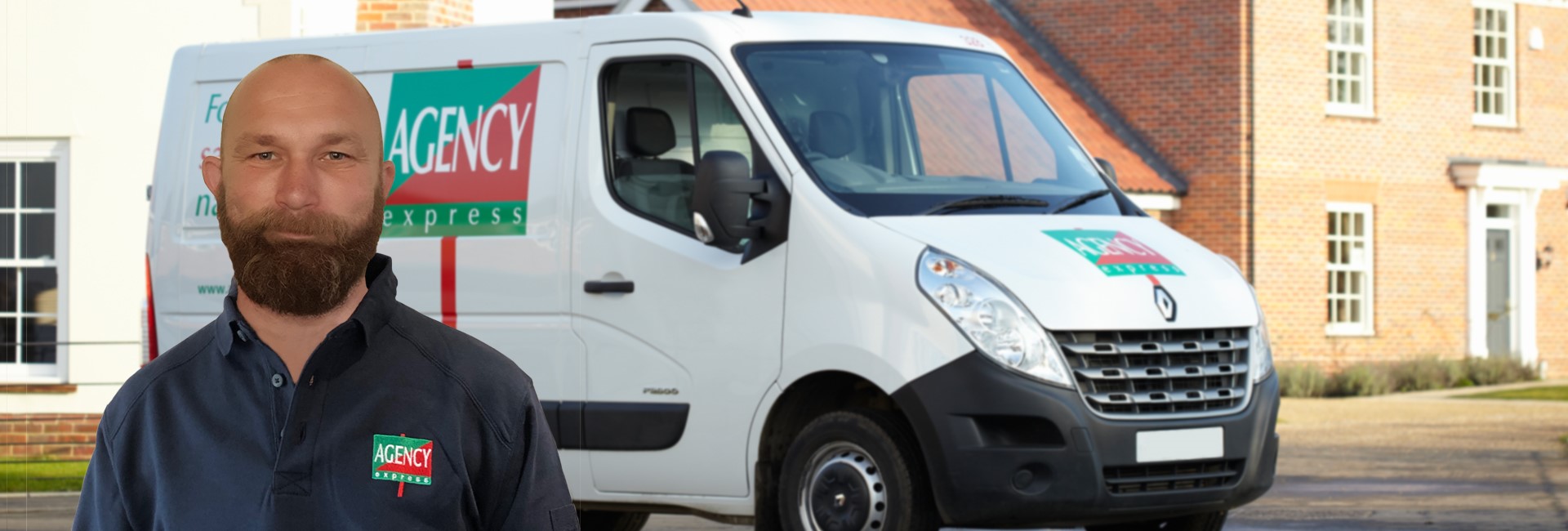 Agency Express franchise case study. Franchisee Paul Dymond with van.