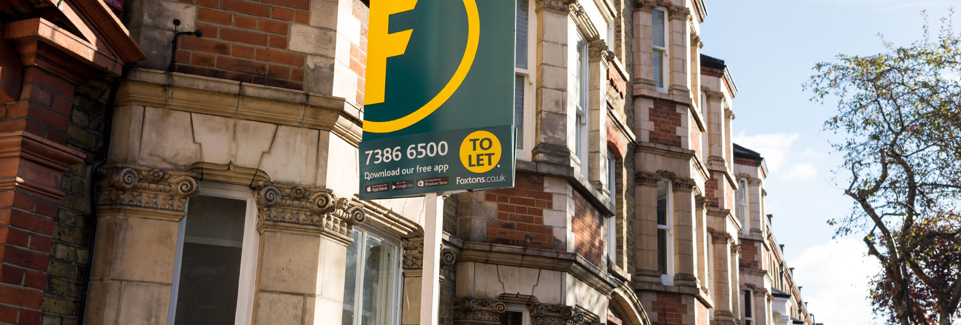UK lettings market report - To let board